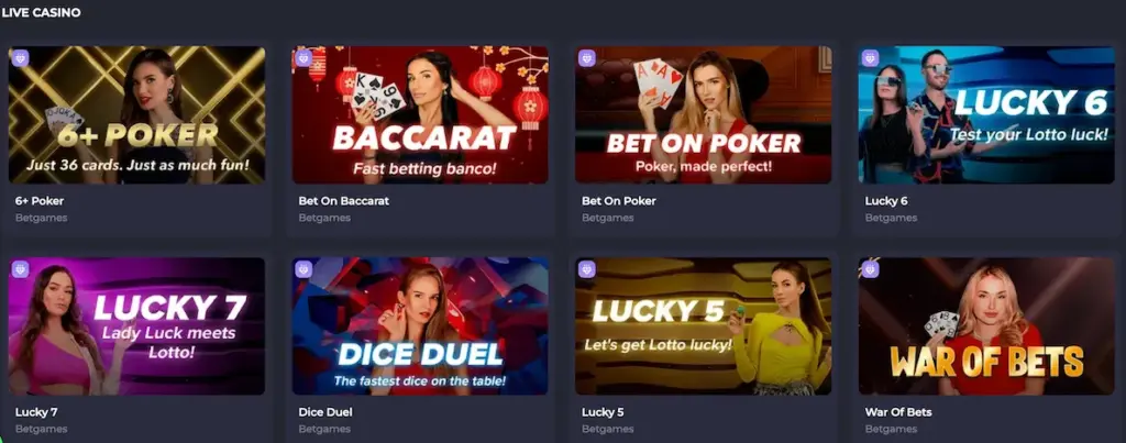 Soinago Live Casino