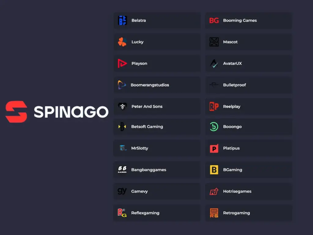 Spinago Providers