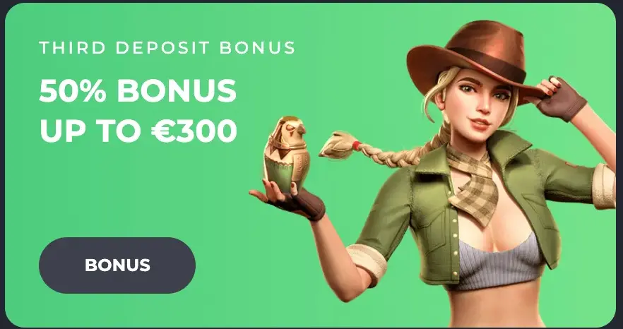 Spinago Third Deposit Bonus