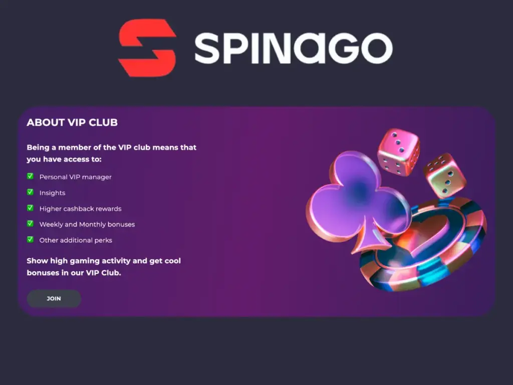 Spinago VIP